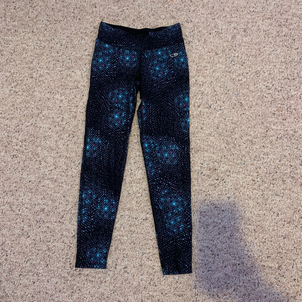 Athletic leggings with dots champion  sz YL